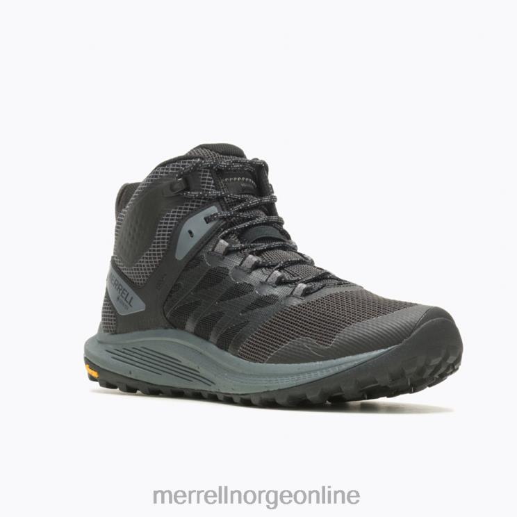 Merrell menn 004LV41 nova 3 mid gore-tex (j067613) sko svart