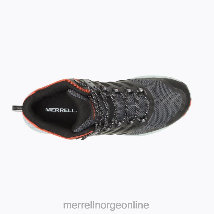 Merrell menn 004LV42 nova 3 mid gore-tex (j067615) sko svart/mandarin