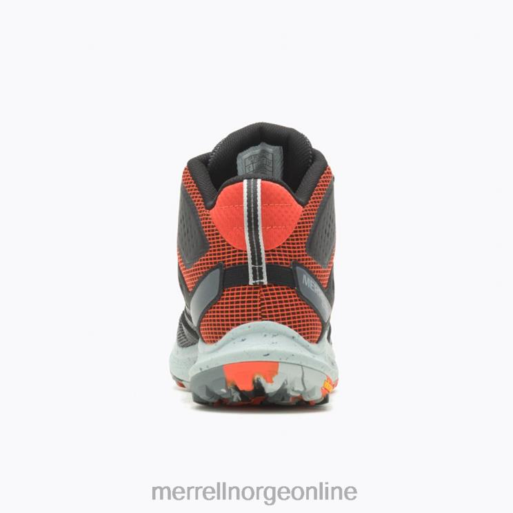 Merrell menn 004LV42 nova 3 mid gore-tex (j067615) sko svart/mandarin