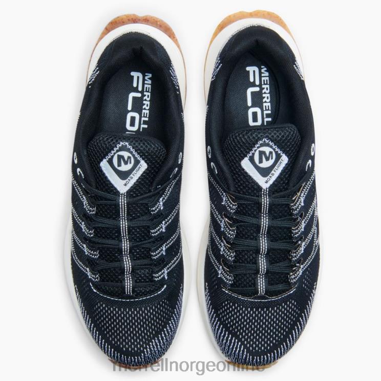 Merrell menn 004LV669 moab flight eco dye bred bredde (j067011w) sko svart hvit