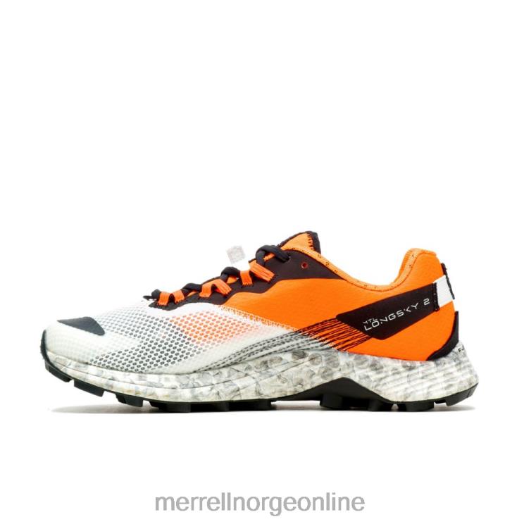Merrell menn 004LV6 mtl long sky 2 (j067567) sko hvit/oransje