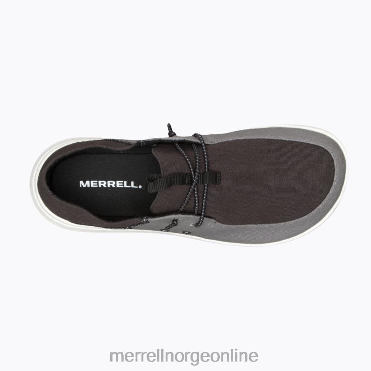 Merrell menn 004LV773 hut moc 2 lerret (j004891) sko svart/kull