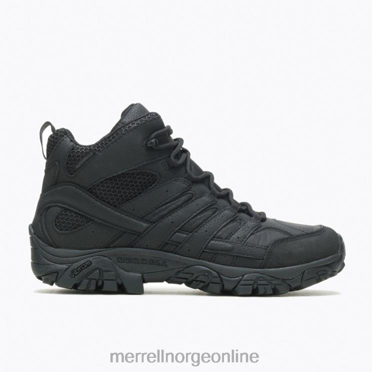 Merrell menn 004LV136 moab 2 mid taktisk vanntett støvel (j15853) sko svart