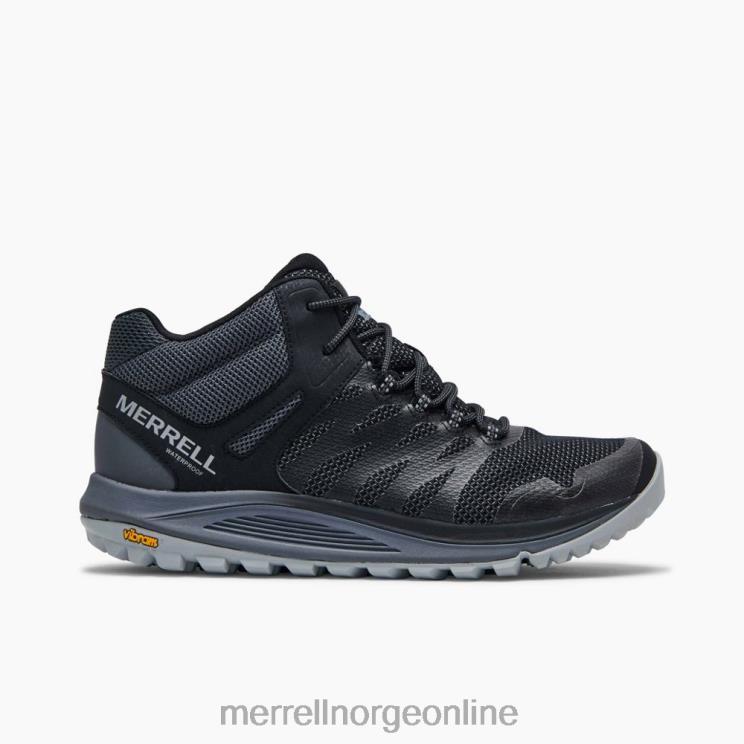Merrell menn 004LV208 nova 2 mid vanntett (j035579) sko svart