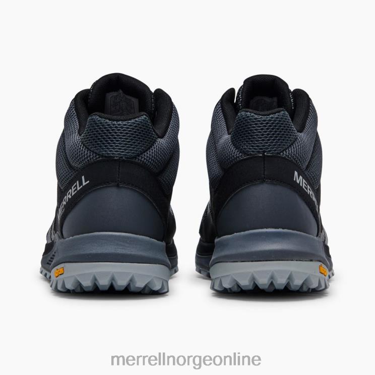 Merrell menn 004LV208 nova 2 mid vanntett (j035579) sko svart