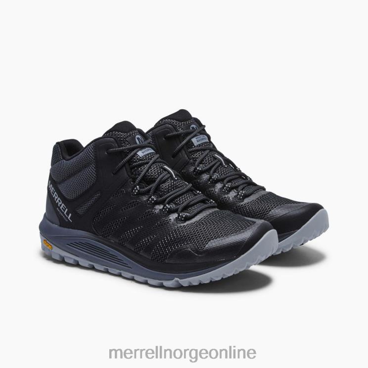 Merrell menn 004LV208 nova 2 mid vanntett (j035579) sko svart