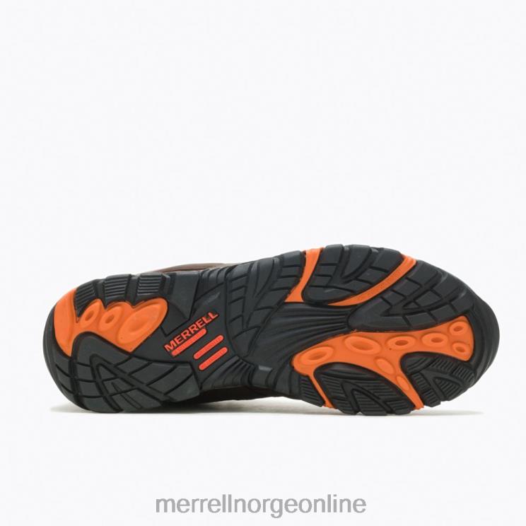 Merrell menn 004LV389 moab vertex mid vanntett sr arbeidsstøvel bred bredde (j31239w) sko leire