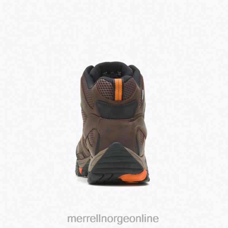 Merrell menn 004LV389 moab vertex mid vanntett sr arbeidsstøvel bred bredde (j31239w) sko leire