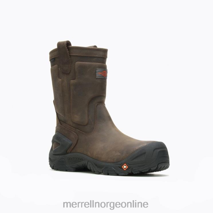 Merrell menn 004LV452 Strongfield skinntrekk på vanntett komp tå arbeidsstøvel (j099315) sko espresso