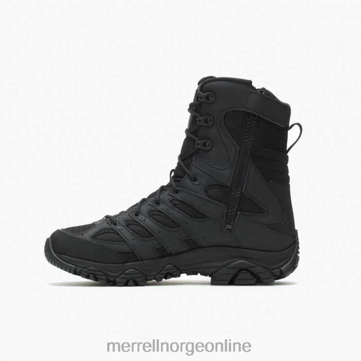 Merrell menn 004LV630 moab 3 8\'\' vanntett støvle med taktisk glidelås (j003907) sko svart