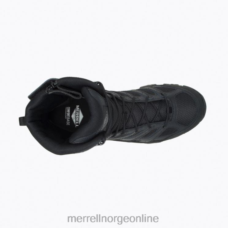 Merrell menn 004LV630 moab 3 8\'\' vanntett støvle med taktisk glidelås (j003907) sko svart