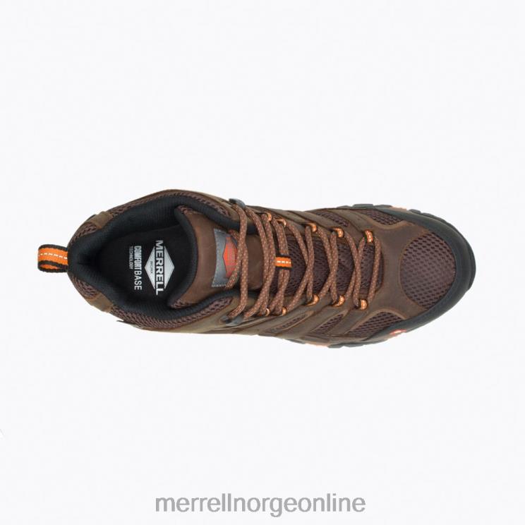 Merrell menn 004LV651 moab vertex mid vanntett komp tå arbeidsstøvel (j11617) sko leire