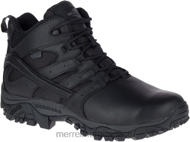 Merrell menn 004LV700 moab 2 mid taktisk respons vanntett støvel bred bredde (j45337w) sko svart