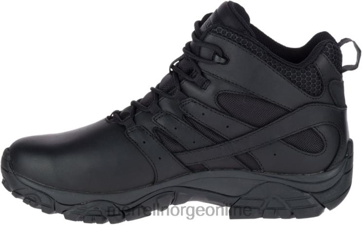 Merrell menn 004LV700 moab 2 mid taktisk respons vanntett støvel bred bredde (j45337w) sko svart