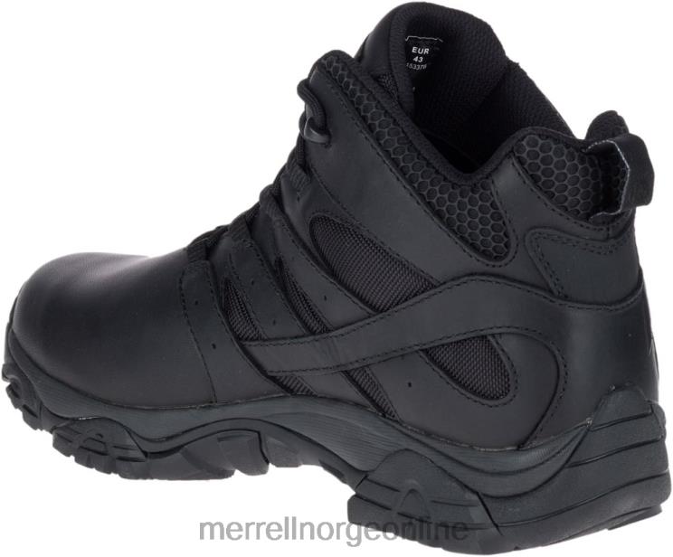 Merrell menn 004LV700 moab 2 mid taktisk respons vanntett støvel bred bredde (j45337w) sko svart