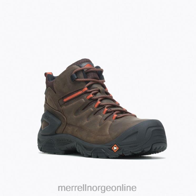 Merrell menn 004LV716 strongfield lær 6\'\' vanntett komp tå arbeidsstøvel (j099341) sko espresso