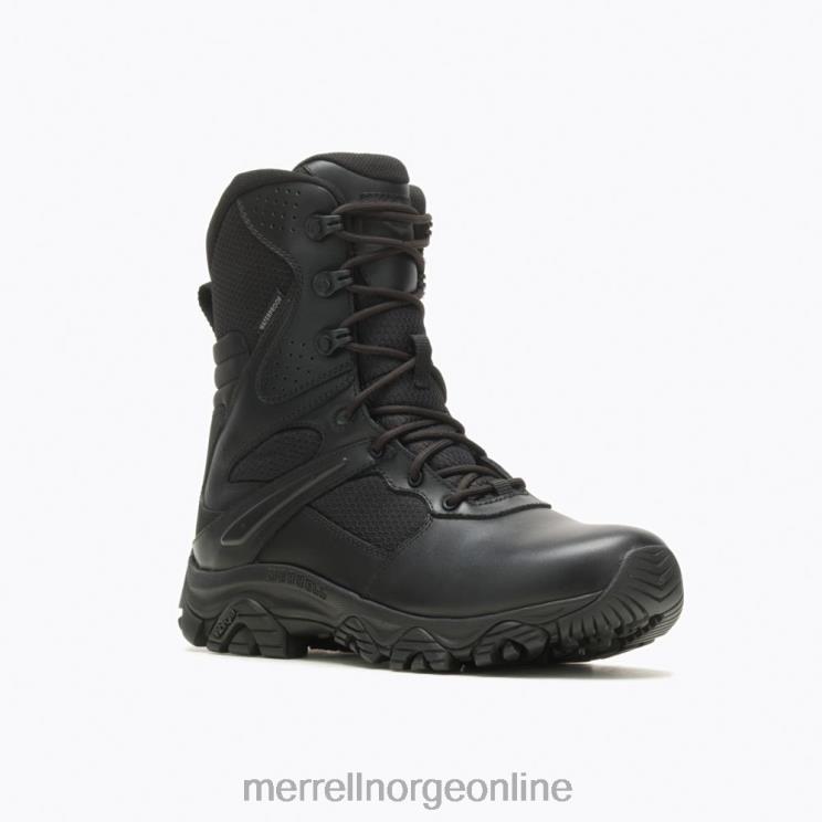 Merrell menn 004LV769 moab 3 8\'\' taktisk respons vanntett støvel med glidelås bred bredde (j003913w) sko svart