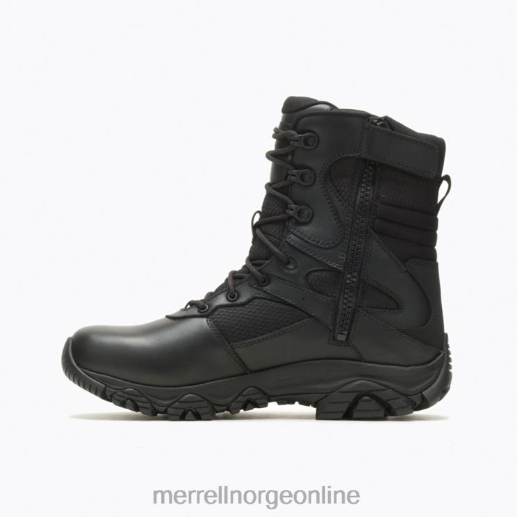 Merrell menn 004LV769 moab 3 8\'\' taktisk respons vanntett støvel med glidelås bred bredde (j003913w) sko svart