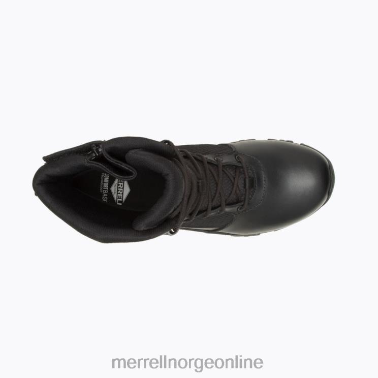 Merrell menn 004LV769 moab 3 8\'\' taktisk respons vanntett støvel med glidelås bred bredde (j003913w) sko svart