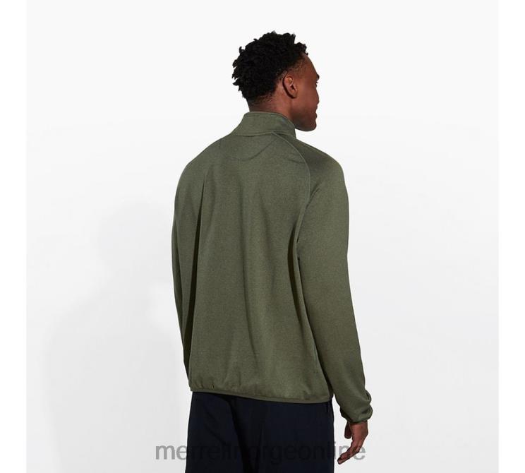 Merrell menn 004LV415 geotex 1/4 zip (jms26326-327) klær støvete olivenlyng