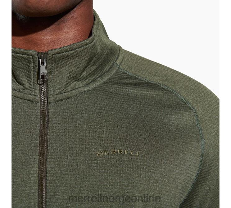 Merrell menn 004LV415 geotex 1/4 zip (jms26326-327) klær støvete olivenlyng