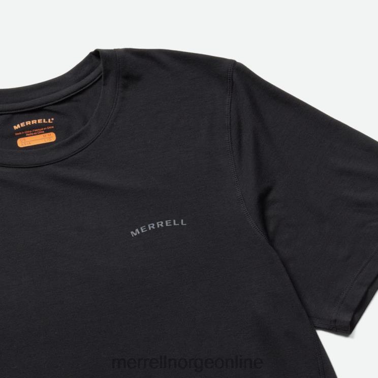 Merrell menn 004LV147 hverdags-t-skjorte med tencel (jms26443-010) klær svart