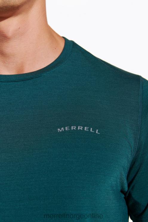 Merrell menn 004LV149 hverdags-t-skjorte med tencel (jms26443-325) klær sjømose