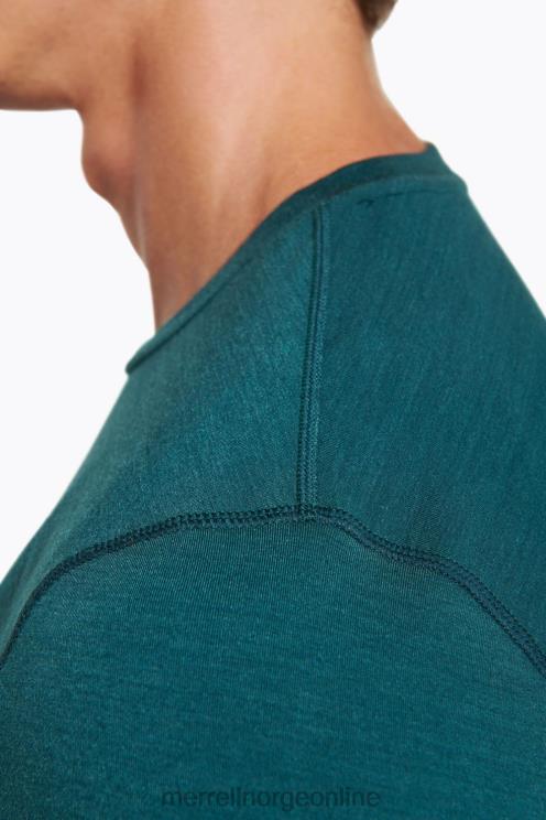 Merrell menn 004LV149 hverdags-t-skjorte med tencel (jms26443-325) klær sjømose