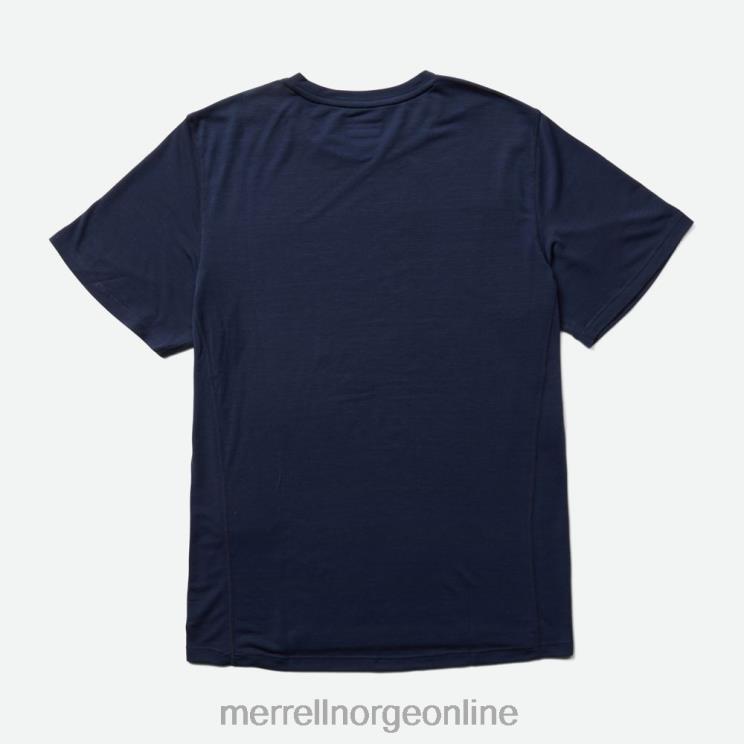 Merrell menn 004LV155 hverdags-t-skjorte med tencel (jms26443-353) klær marinen