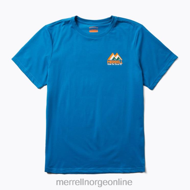 Merrell menn 004LV308 m-fjell tee (jmf26620-352) klær blå