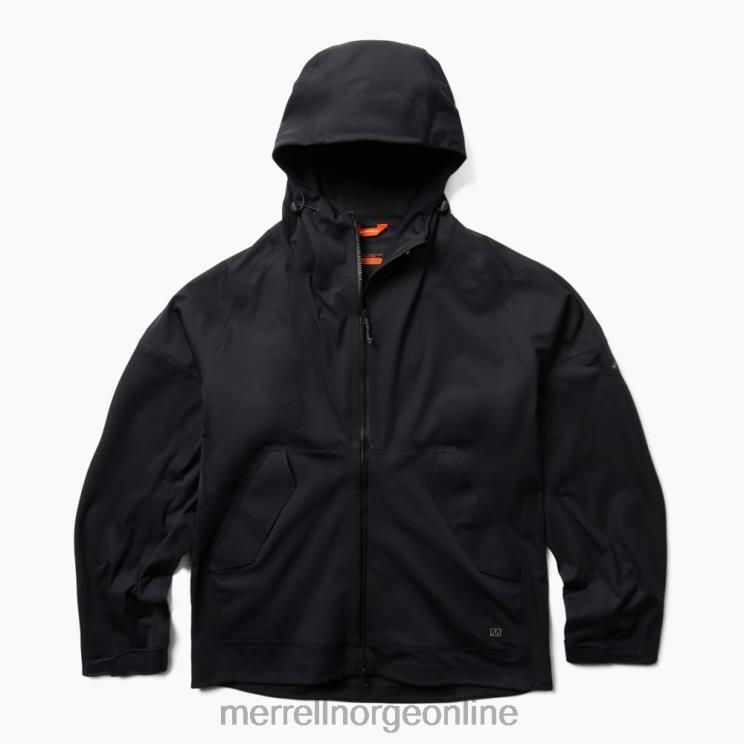 Merrell menn 004LV165 hviskende regnskall (jms26319-010) klær svart