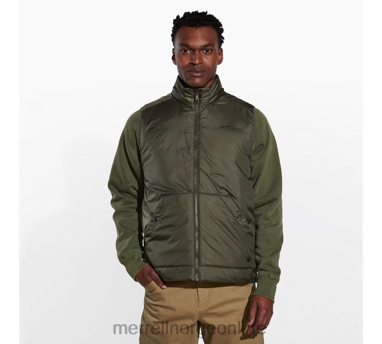 Merrell menn 004LV590 geotex isolert vest (jms26416-326) klær støvete oliven