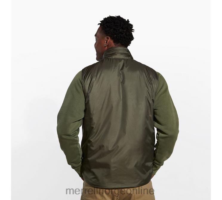 Merrell menn 004LV590 geotex isolert vest (jms26416-326) klær støvete oliven
