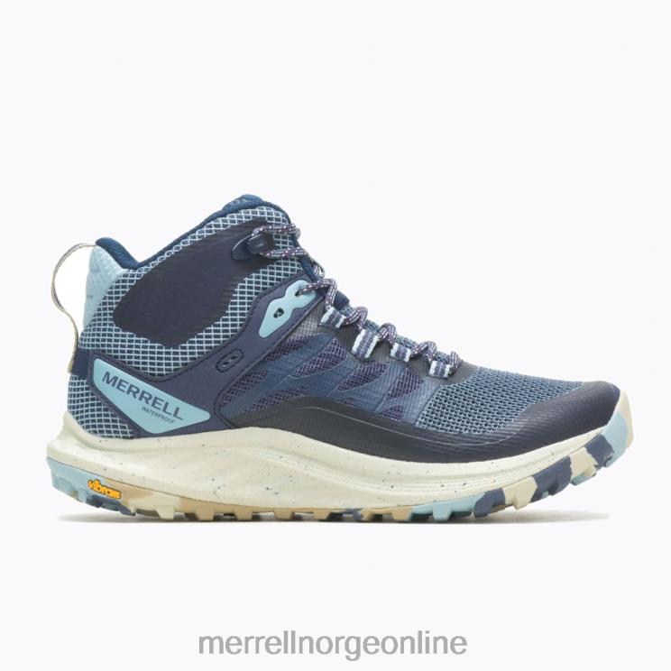 Merrell unisex 004LV1085 antora 3 mid vanntett (j067586) sko hav