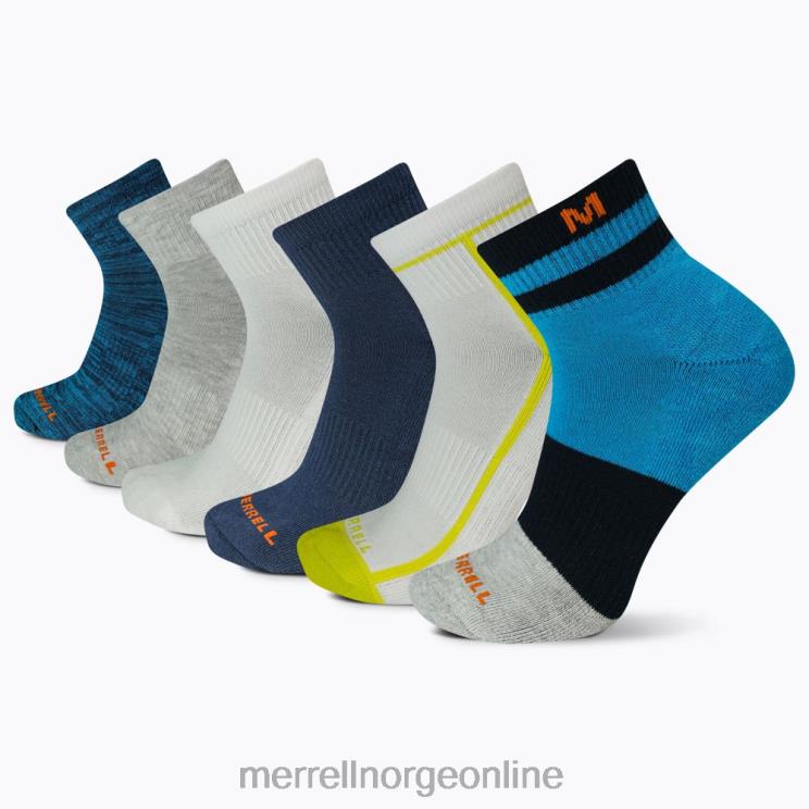 Merrell unisex 004LV222 pute quarter 6 pack (jss27019-431) tilbehør blå assortert