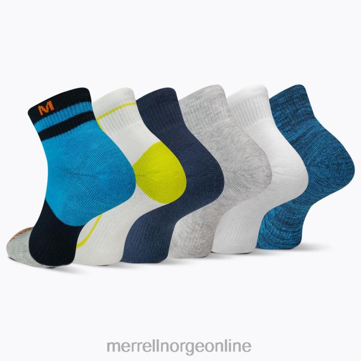 Merrell unisex 004LV222 pute quarter 6 pack (jss27019-431) tilbehør blå assortert
