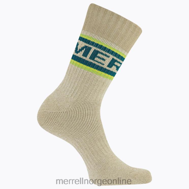 Merrell unisex 004LV232 børstet mannskapssokk (jsf26904-300) tilbehør grønn