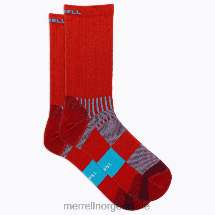 Merrell unisex 004LV470 trail runner lett mannskapssokk (jss27021-600) tilbehør rød