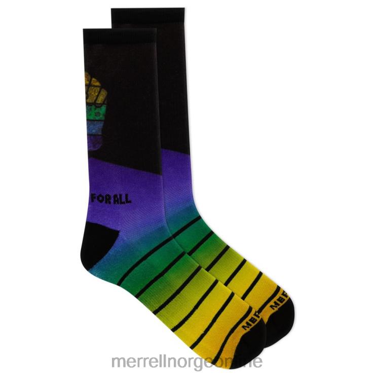 Merrell unisex 004LV723 utendørs for alle trykte utendørs mannskapssokker (jss26445-400) tilbehør blå