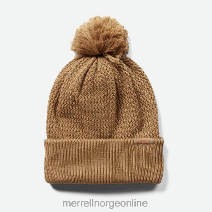 Merrell unisex 004LV377 vaffel bobble beanie (jaf26648-176) tilbehør sepia fargetone